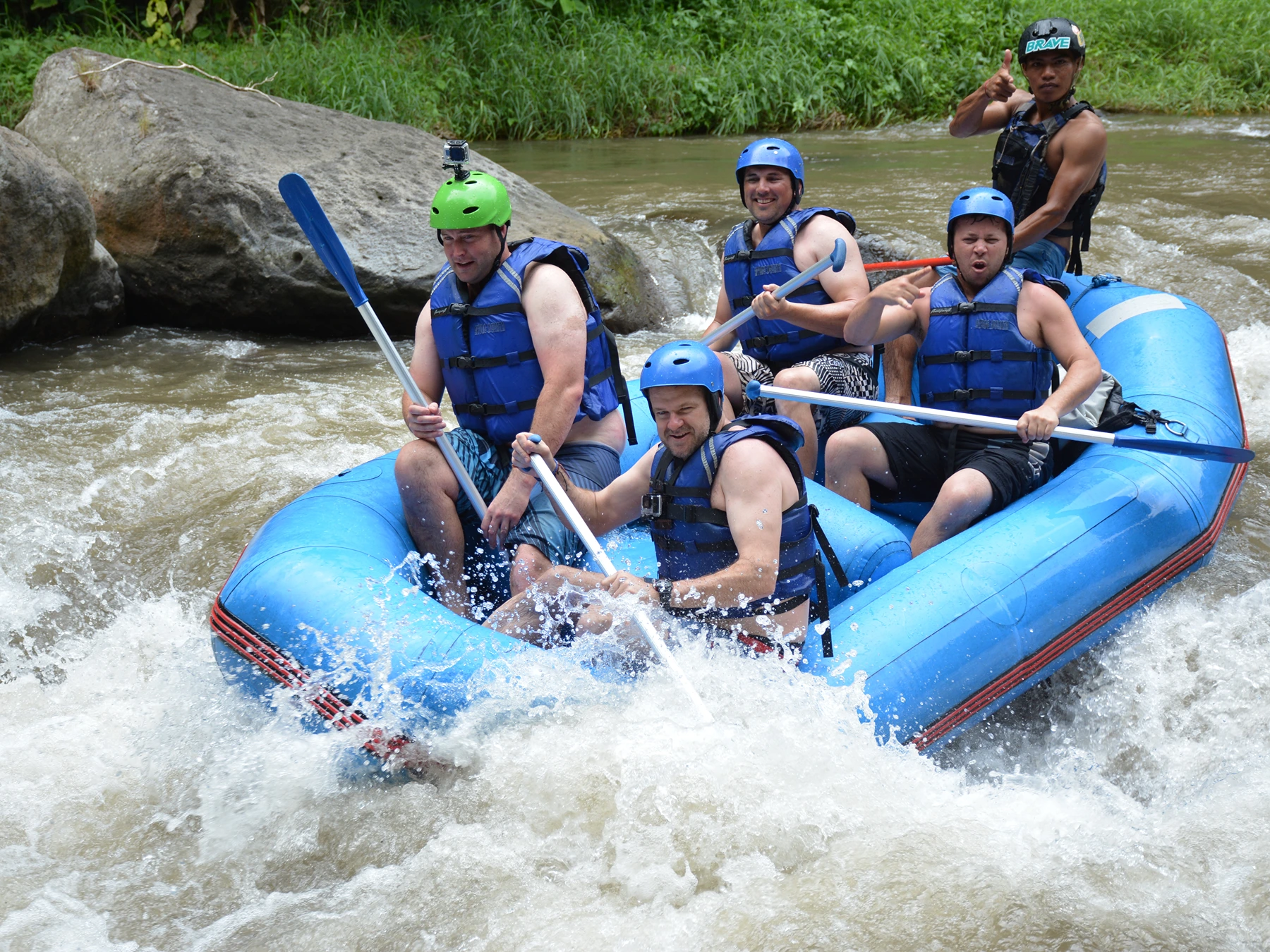 White Water Rafting Adventure on the Ayung River near Ubud
