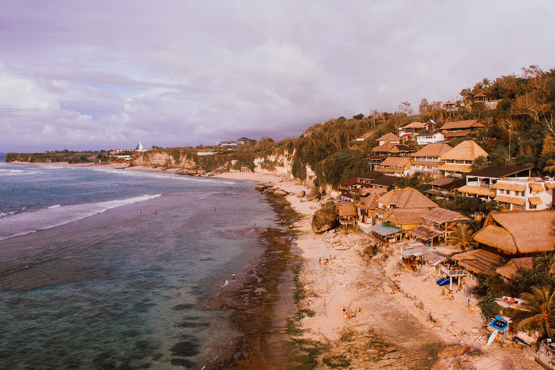 Sunset view at Bingin Beach in Bali