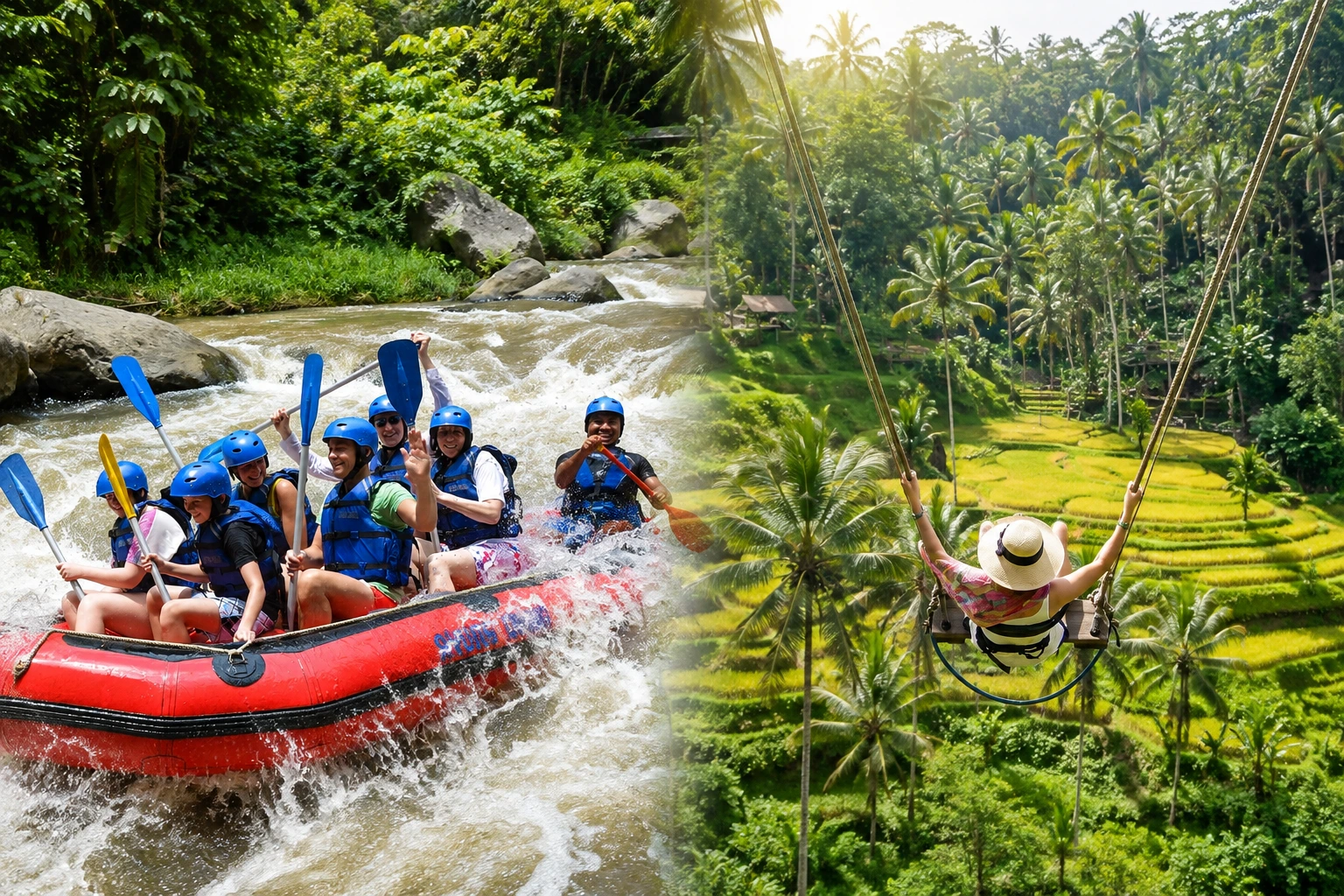 Ayung Rafting and Ubud Tour in Bali