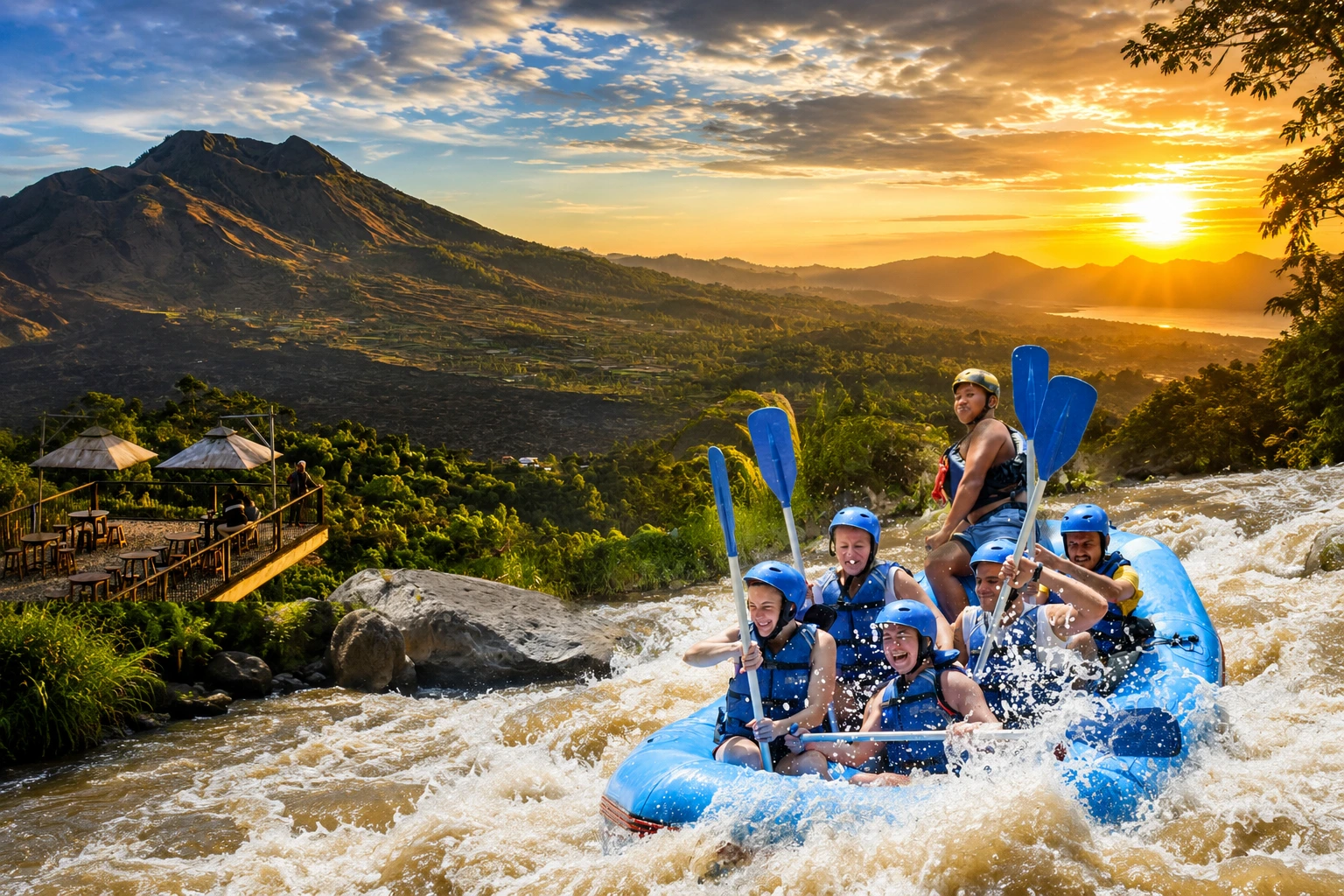 Kintamani and Ayung Rafting Tour in Bali