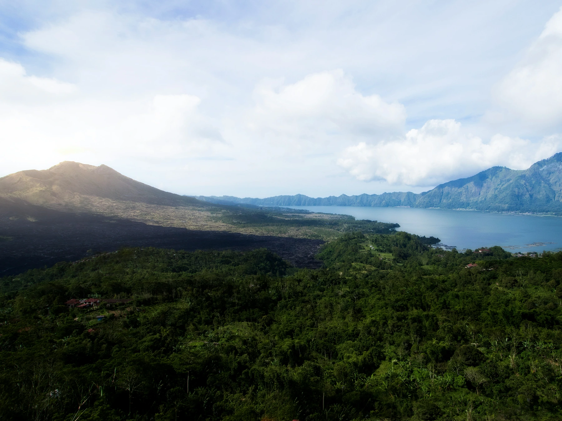 Kintamani Sunset View over Mount Batur and Lake Batur