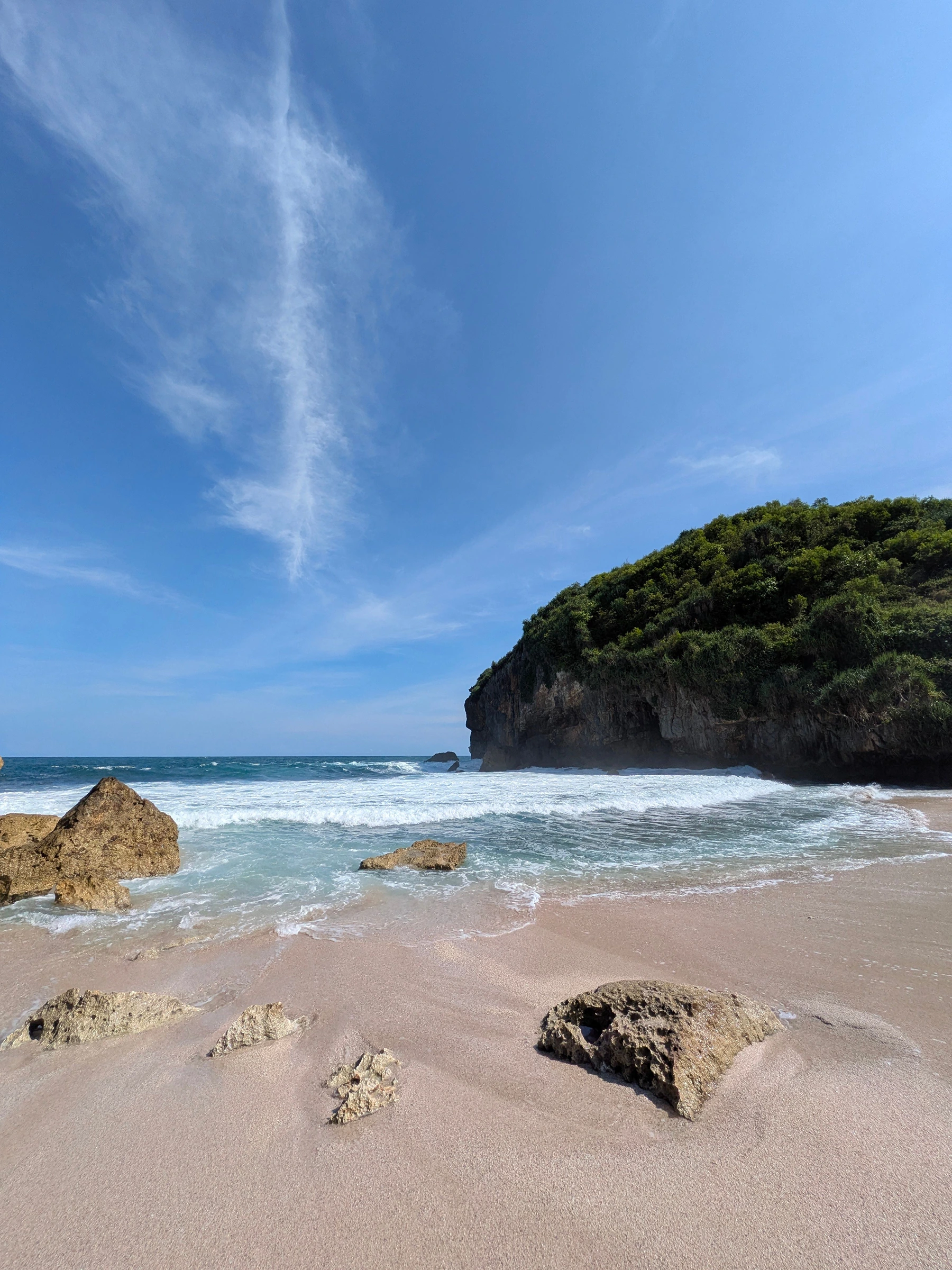 Melasti Beach in South Bali
